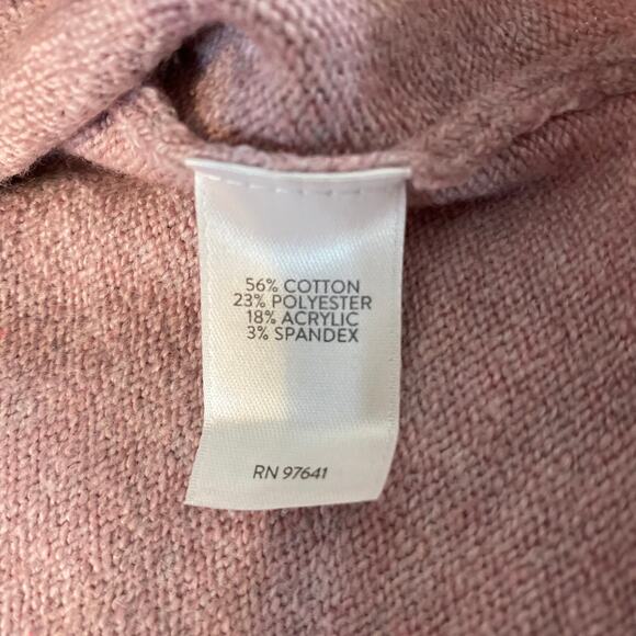 J. Jill Drop Shoulder V-Neck Oversized Sweater Size Small - Picture 4 of 6